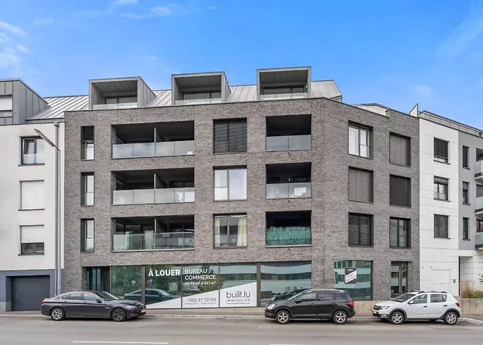 Luxury 2br, Free Parking, Balcony Appartement Luxemburg